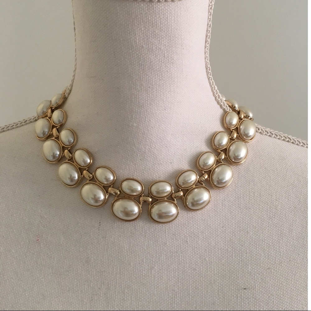 Vintage Double Layer Pearl Necklace